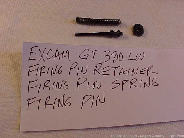 Excam GT380LW Firing Pin, Spring, Retainer-img-1