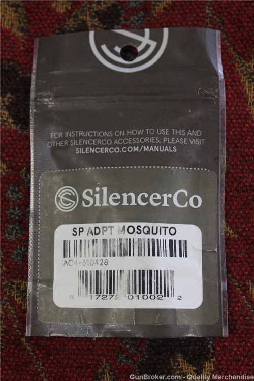 SilencerCo AC4 Rimfire Adapter Sig Mosquito .5x28 Steel-img-2