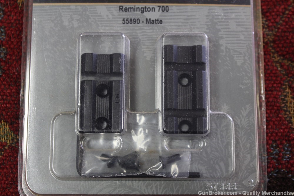 Leupold Rifleman 2 Piece Base, Remington 700, Matte Black - 55890-img-2