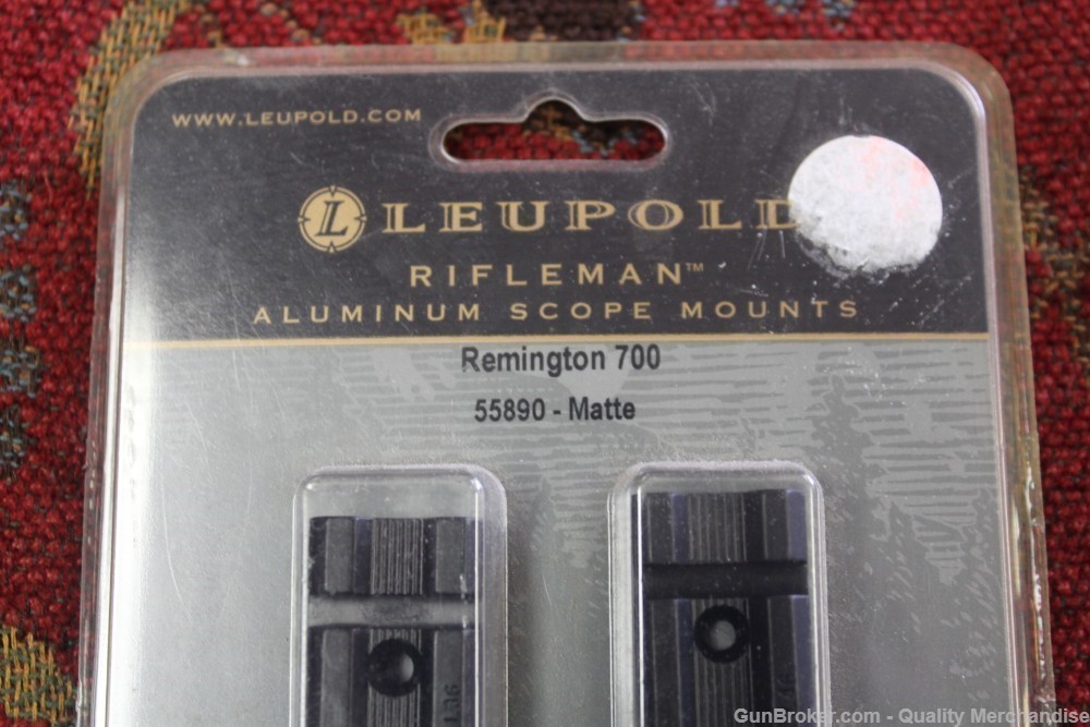 Leupold Rifleman 2 Piece Base, Remington 700, Matte Black - 55890-img-3
