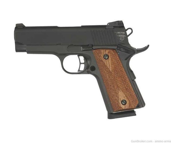 Taylor's & Co. Compact Tactical 1911 .45 ACP 3.625" Parkerized 7 Rds 230008-img-1