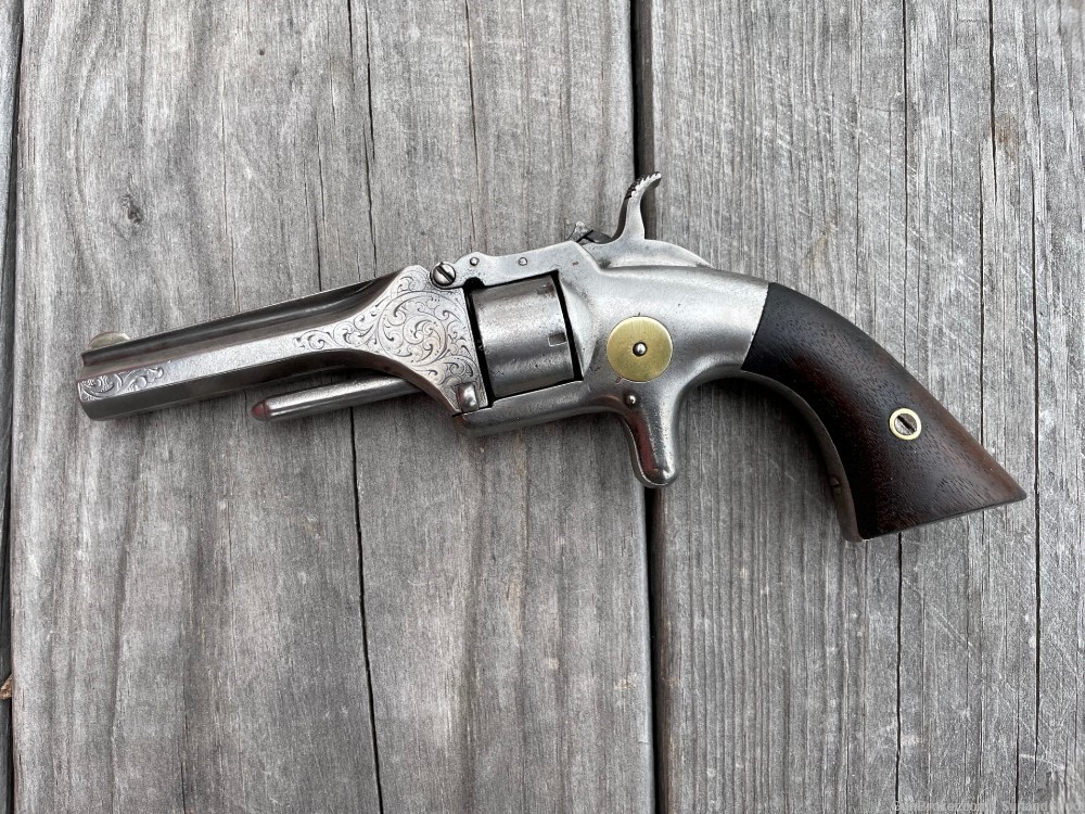 Manhattan 1st model engraved Revolver .22short-img-0