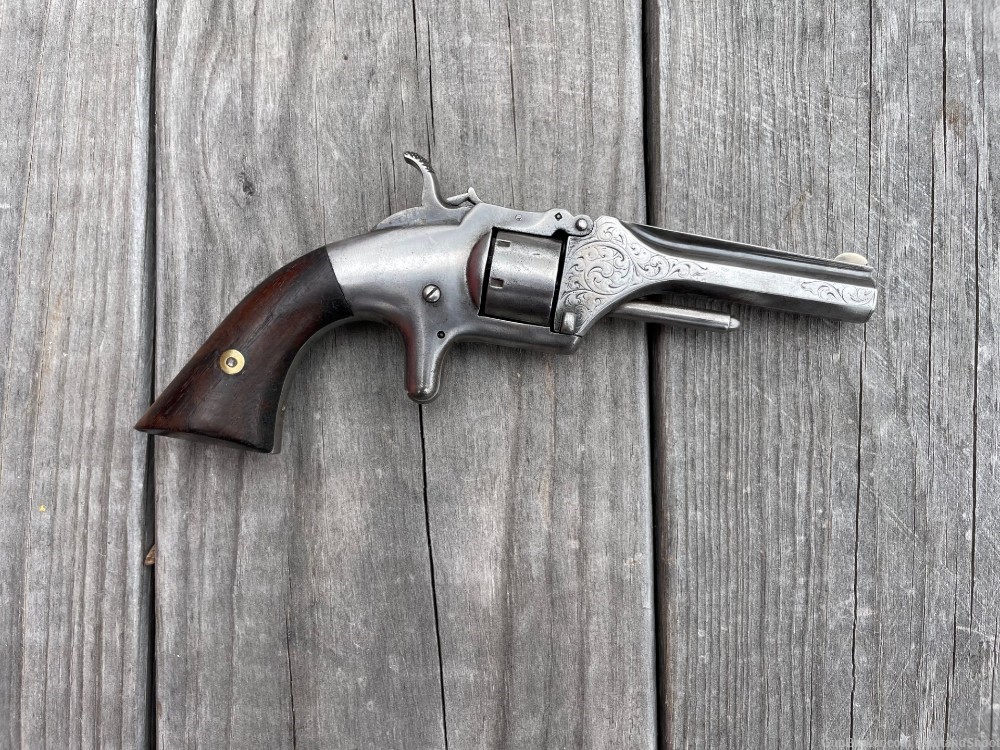 Manhattan 1st model engraved Revolver .22short-img-7