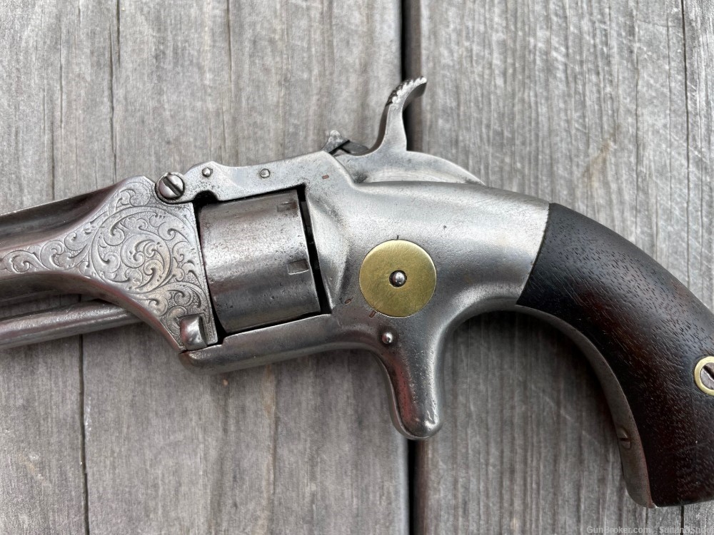 Manhattan 1st model engraved Revolver .22short-img-2