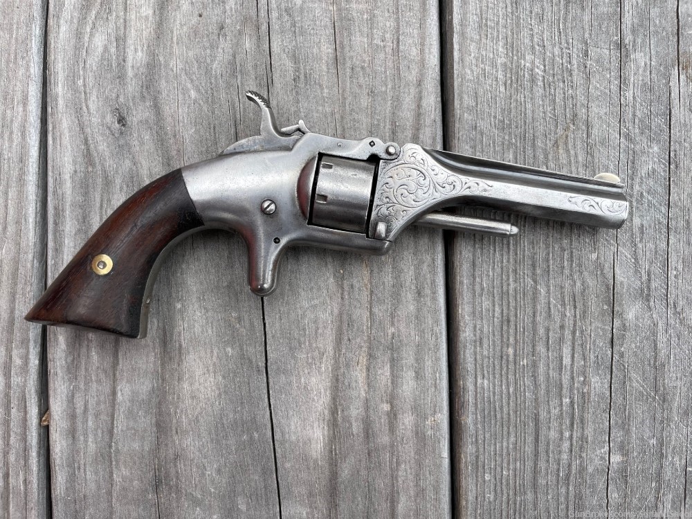 Manhattan 1st model engraved Revolver .22short-img-6
