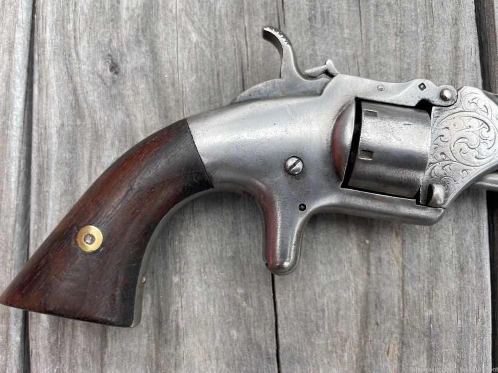Manhattan 1st model engraved Revolver .22short-img-9