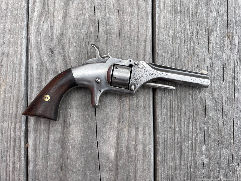 Manhattan 1st model engraved Revolver .22short-img-5