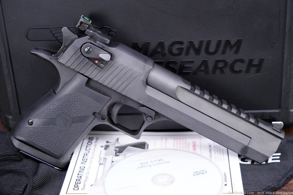 Magnum Research Desert Eagle MK XIX DE44 .44 Mag 6" Semi-Auto Pistol NO CA-img-2