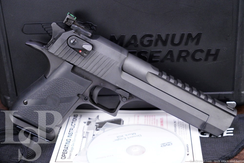 Magnum Research Desert Eagle MK XIX DE44 .44 Mag 6" Semi-Auto Pistol NO CA-img-0
