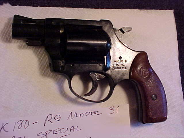 BK# 180 - RG Model 31 - 38 Special Revolver-img-0