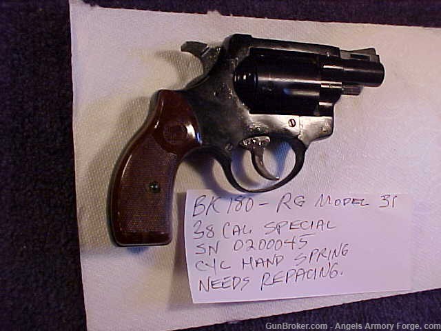 BK# 180 - RG Model 31 - 38 Special Revolver-img-1