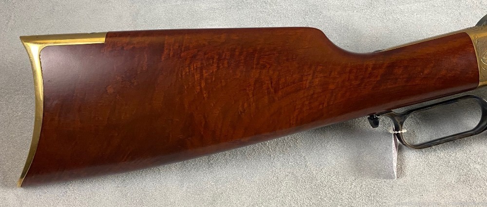 A. Uberti 1866 Deluxe Rifle 20" Round Bbl Engraved  Blue Walnut *NEW*-img-6