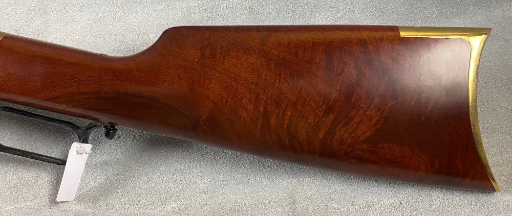 A. Uberti 1866 Deluxe Rifle 20" Round Bbl Engraved  Blue Walnut *NEW*-img-4