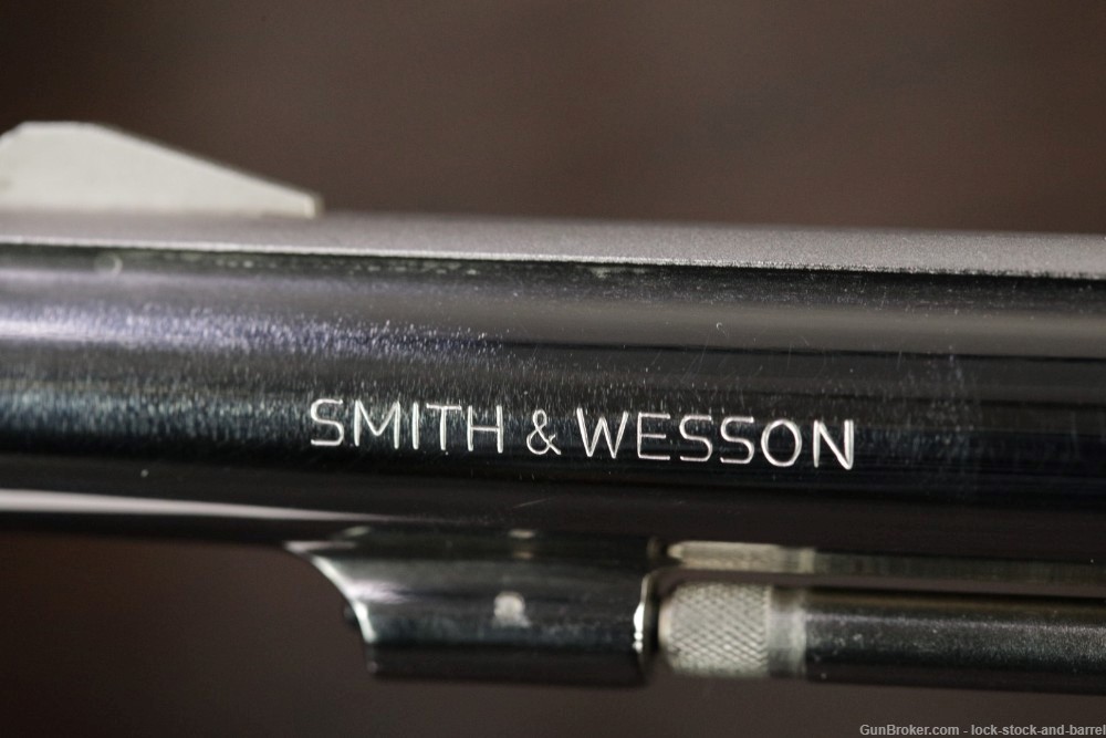 Smith & Wesson S&W Model 58 .41 Magnum M&P 4" Nickel Revolver & Box-img-14