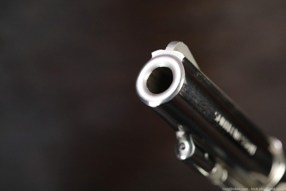 Smith & Wesson S&W Model 58 .41 Magnum M&P 4" Nickel Revolver & Box-img-22
