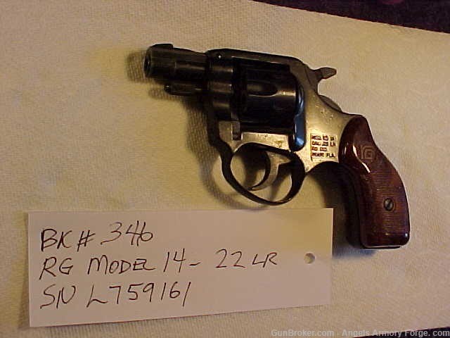 BK# 346 - RG Model 14 - 22 LR Revolver-img-1