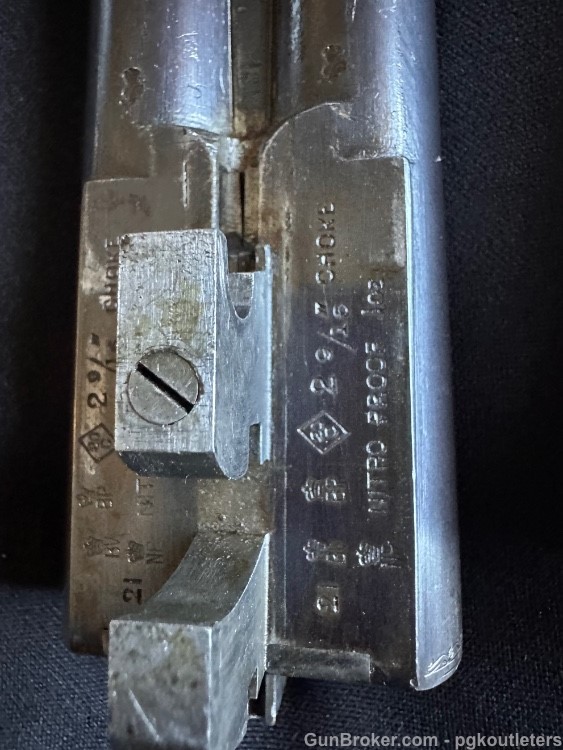 1921 William Cashmore Box Lock Side by Side 20 GA 28" Double Barrel Shotgun-img-50