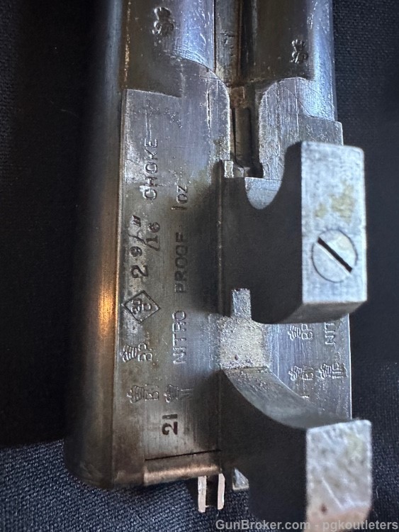 1921 William Cashmore Box Lock Side by Side 20 GA 28" Double Barrel Shotgun-img-51