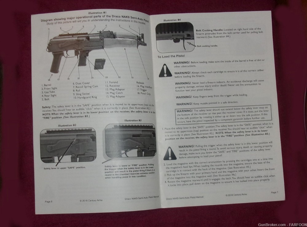 DRACO NAK9 9MM SEMI AUTO QWNERS MANUAL (16 PAGES)-img-1