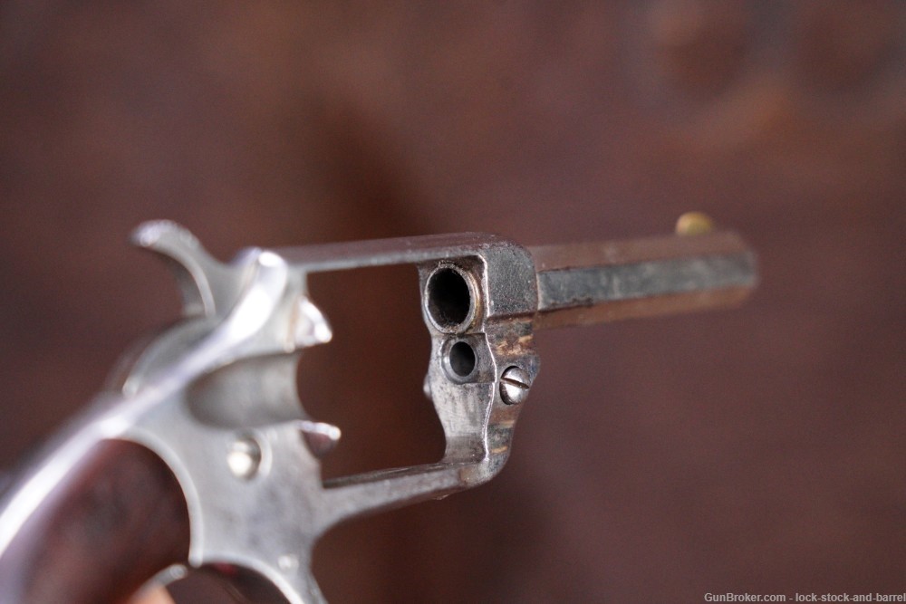 Hood International No 3 32 Rimfire Suicide Special Revolver, 1870s Antique-img-13