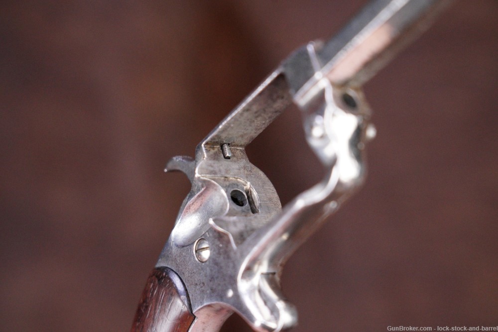 Hood International No 3 32 Rimfire Suicide Special Revolver, 1870s Antique-img-14