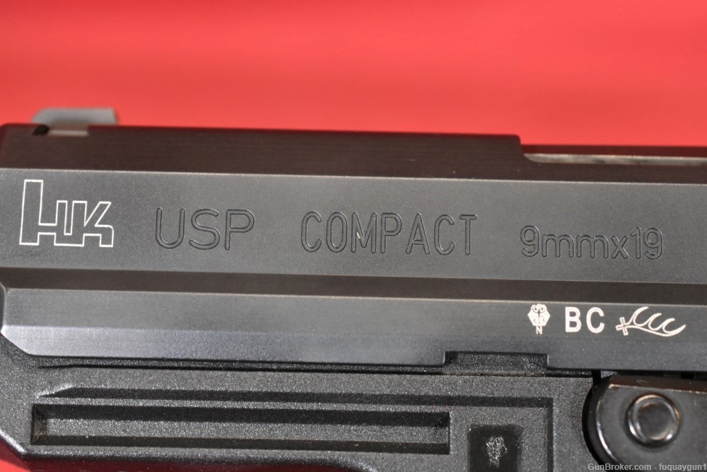 HK USP 9 V1 Compact 9mm 3.58" 13RD Night Sights USP9-img-23