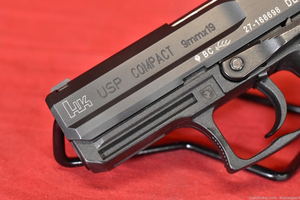 HK USP 9 V1 Compact 9mm 3.58" 13RD Night Sights USP9-img-9