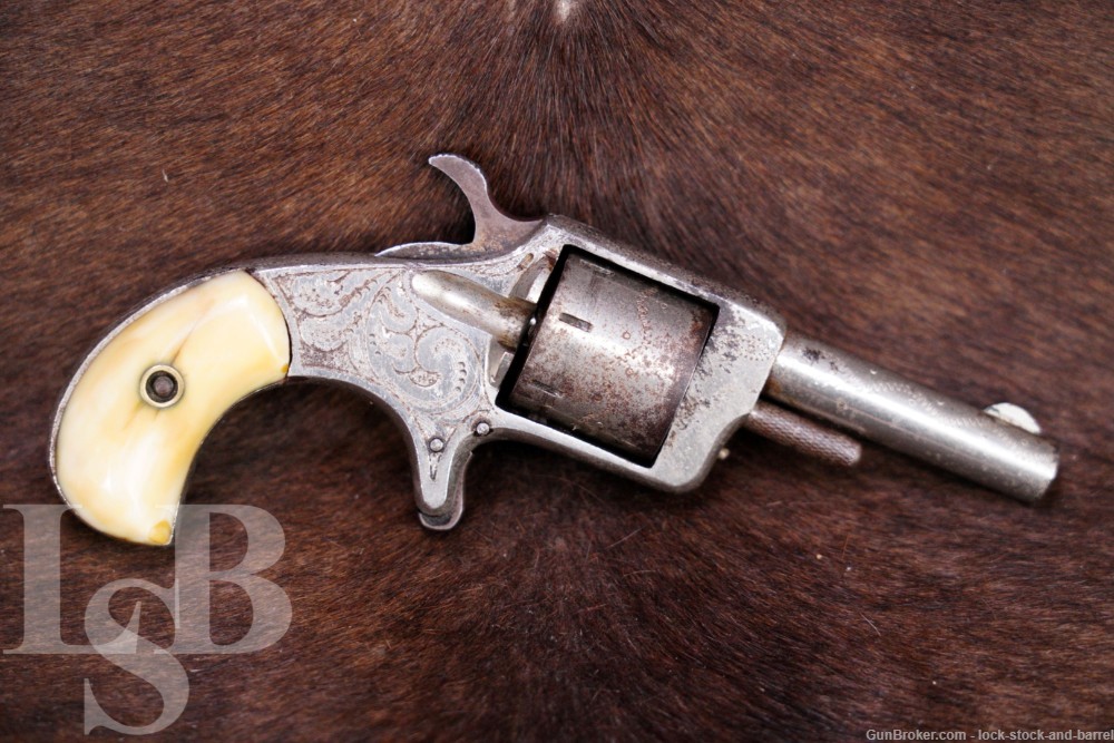 Norwich Falls Pistol Co Prairie King .22 Short Long BP Revolver, Antique-img-0