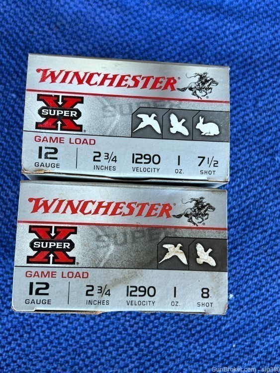 WINCHESTER 12 GA 2 3/4 SUPER X 8 SHOT SHOTGUN SHELLS / 50 RDS-img-1