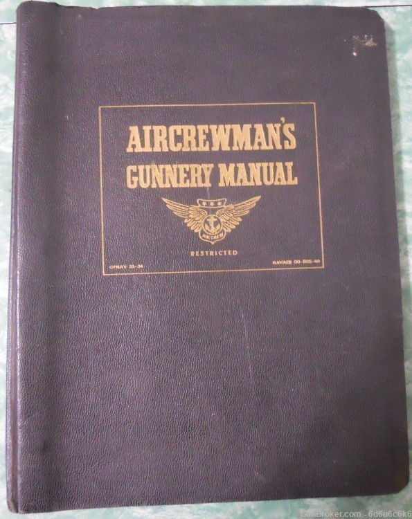 Aircrewman;s Gunnery Manual - 1944 - OPNAV 33-40-img-0