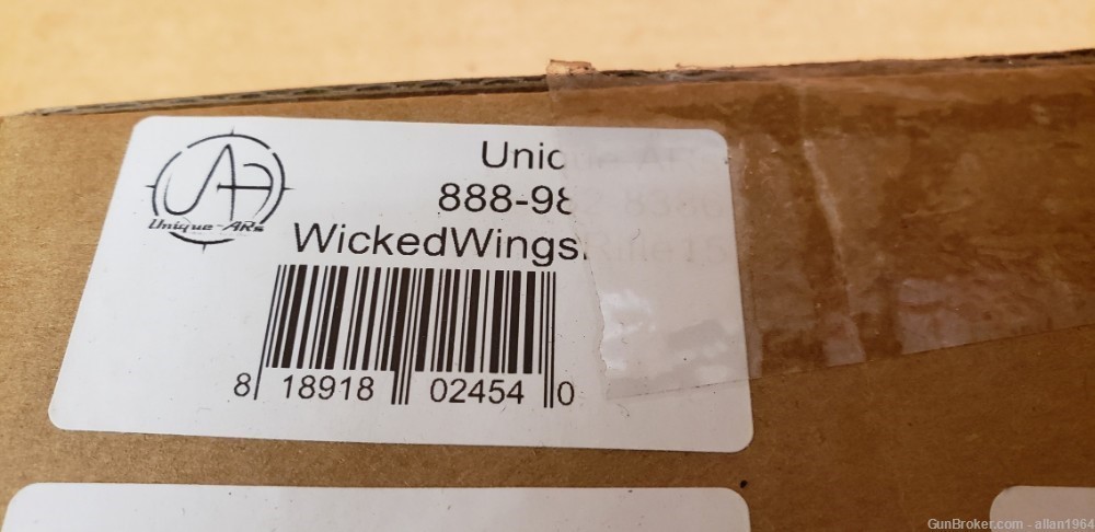 Unique AR's Wicked Wings AR-15 Custom Handguard Skull Wings NIB-img-37