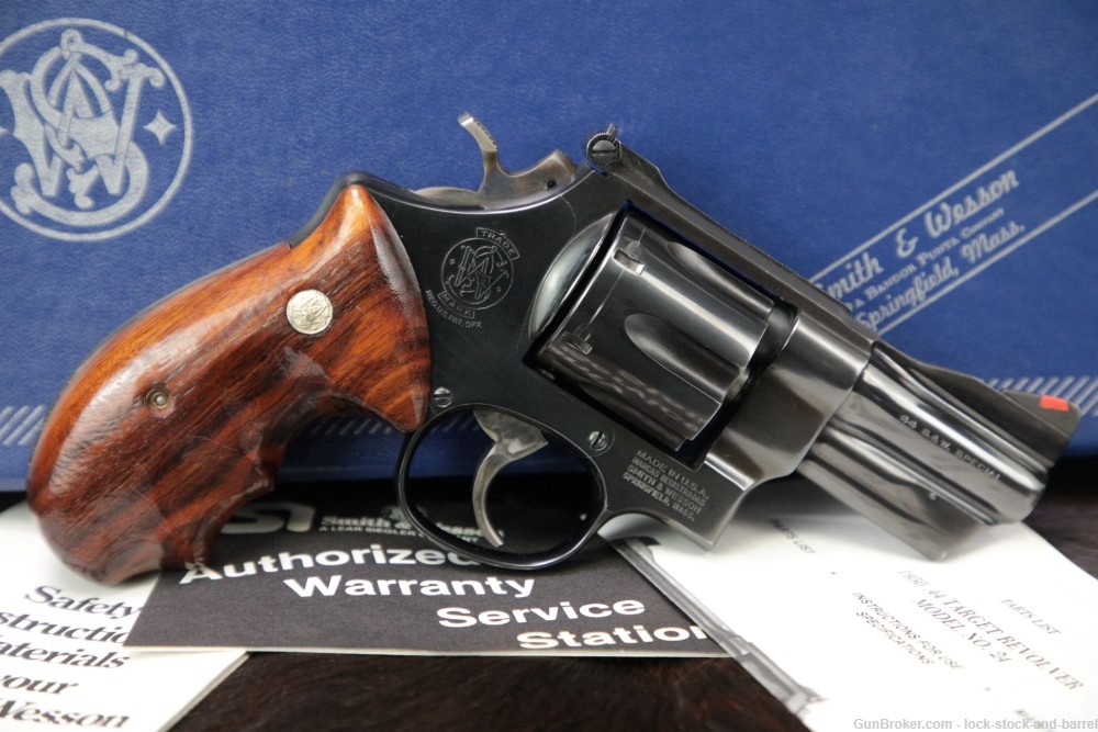 Lew Horton Smith & Wesson S&W Model 24-3 100787 .44 Spl 3" Revolver & Box-img-2