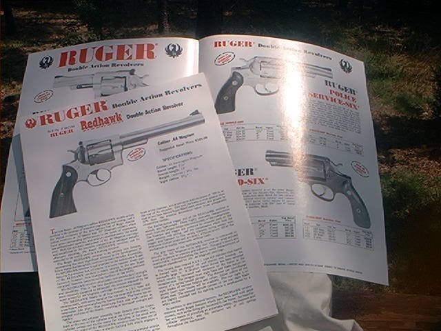 1981 Ruger Double Action Revolver Brochure-img-0