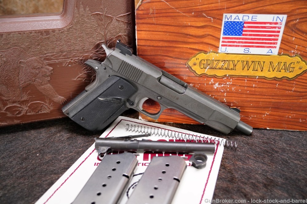 L.A.R. Manufacturing LAR Grizzly Mark II Mk 2 .45 Win Mag 6.5" Pistol, 1986-img-2