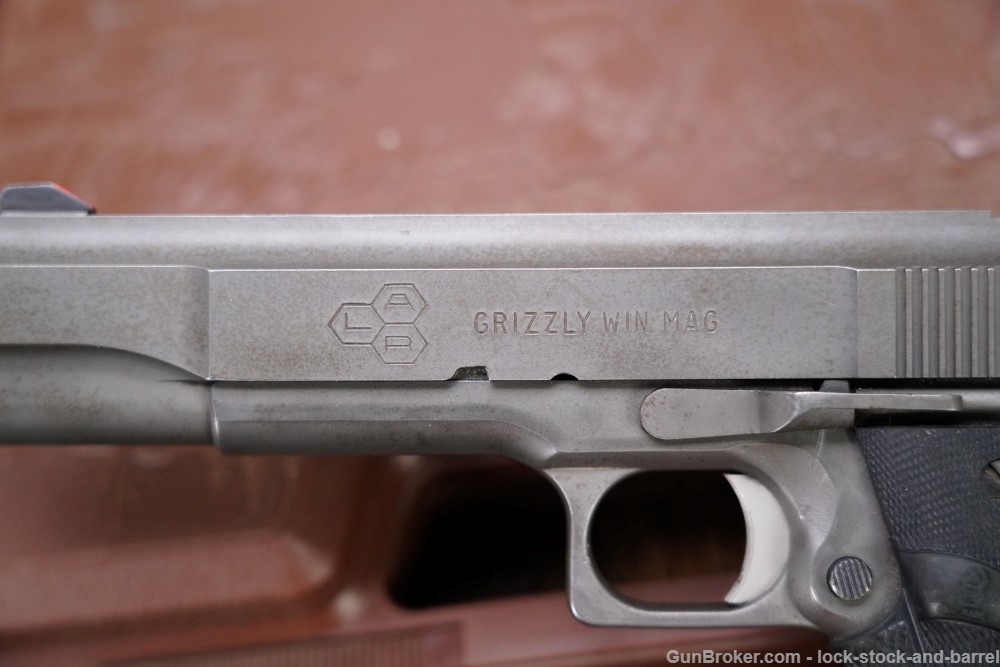 L.A.R. Manufacturing LAR Grizzly Mark II Mk 2 .45 Win Mag 6.5" Pistol, 1986-img-8