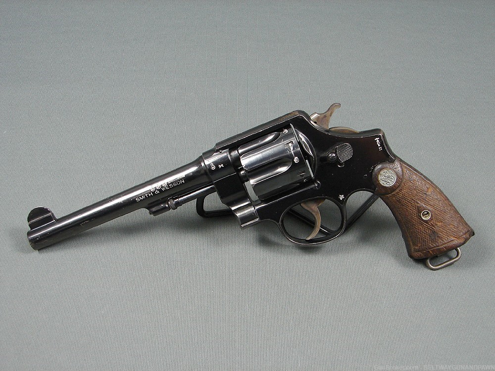 S&W Hand Ejector MKII 2nd Model 455 cal 6.5" Non-British All Matching 1916-img-0