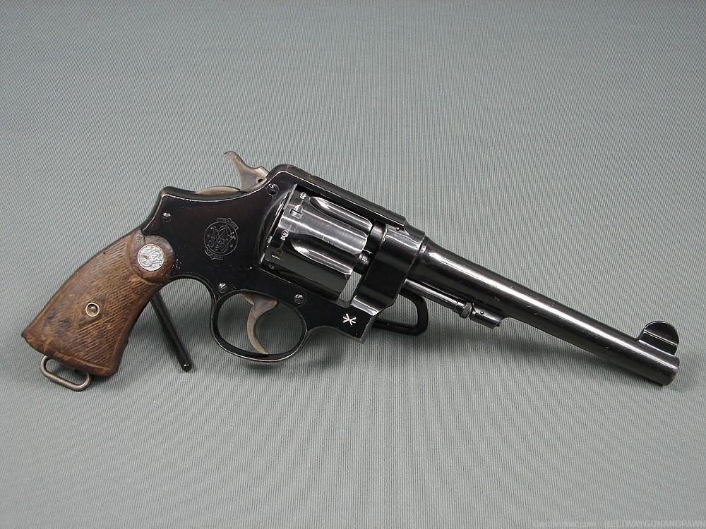 S&W Hand Ejector MKII 2nd Model 455 cal 6.5" Non-British All Matching 1916-img-1