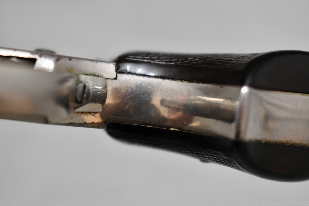 Antique Remington Rider Pocket Cartridge Revolver 2" 32 Rimfire Nickel-img-20