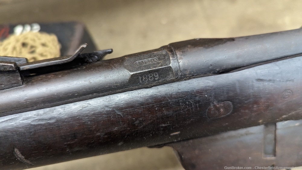 M1870/87/15 Italian Vetterli rifle 6.5mm Carcano antique *Parts gun*-img-15