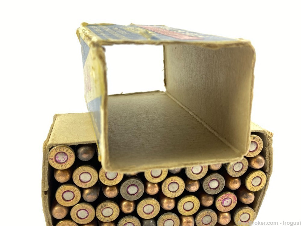 Peters .38 Special Metal Point Bullet Vintage FULL Box-img-5