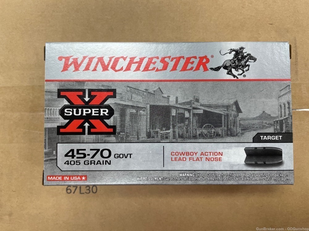 Winchester .45-70 Cowboy X4570CB Full Case 200rds-img-0