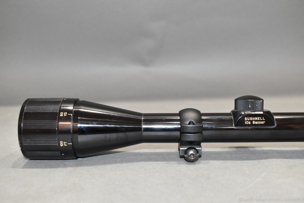 Bushnell Banner 10x40mm Fixed Power Rifle Scope Duplex Reticle W/Rings-img-1