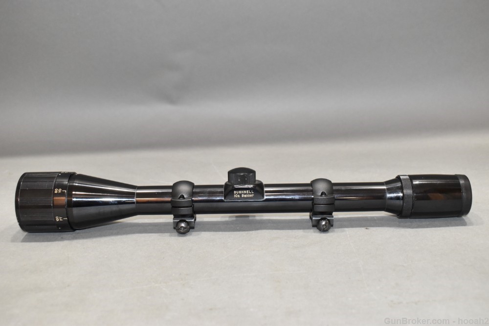 Bushnell Banner 10x40mm Fixed Power Rifle Scope Duplex Reticle W/Rings-img-0