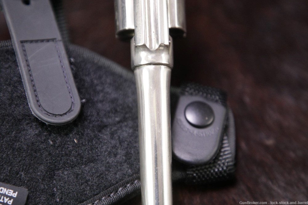 Detroit Police Smith & Wesson S&W Model 10-5 M&P Nickel .38 Spl 5" Revolver-img-10