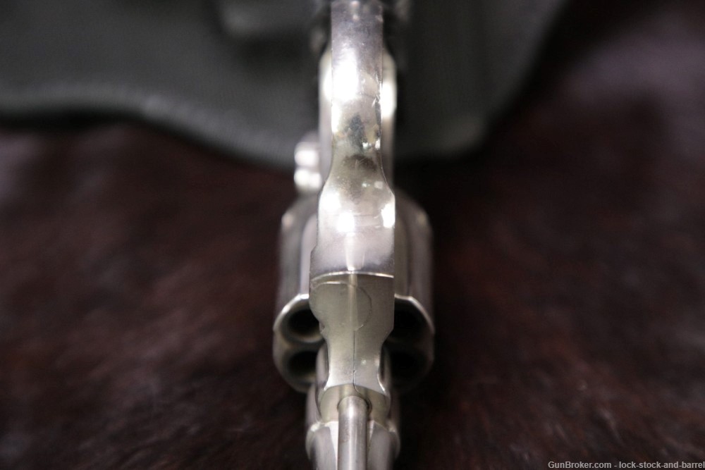 Detroit Police Smith & Wesson S&W Model 10-5 M&P Nickel .38 Spl 5" Revolver-img-5