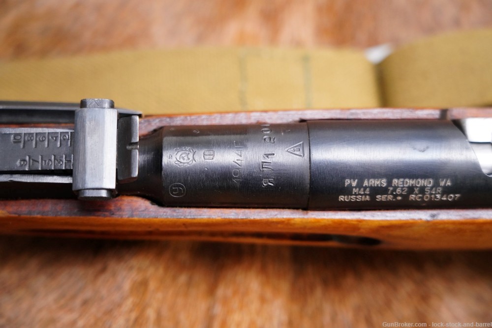 WWII Russian Mosin Nagant M44 Matching 1944 7.62x54R Bolt Rifle Bayonet C&R-img-22