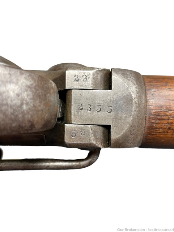 Smith 1857 50 cal Black Powder Flintlock Top Break Rifle-img-16