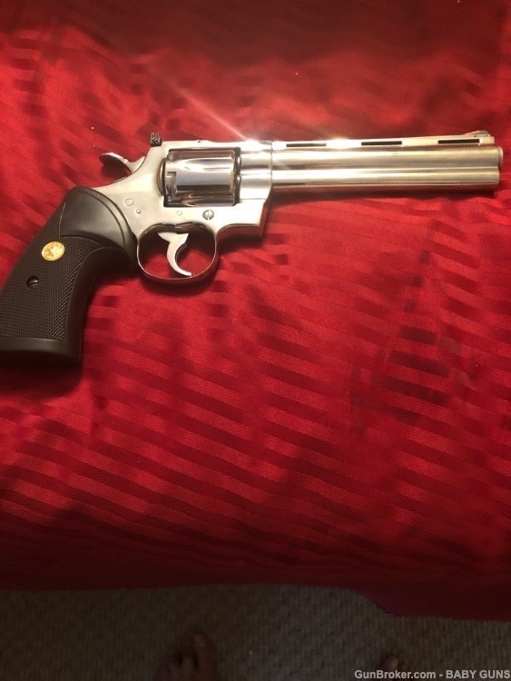 COLT PYTHON 6" IN 357 MAGNUM B STS BORN IN 1986-img-1