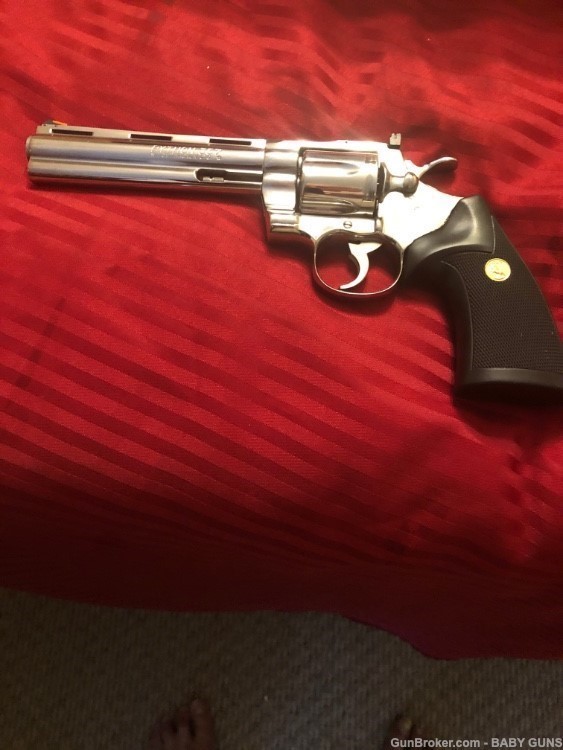 COLT PYTHON 6" IN 357 MAGNUM B STS BORN IN 1986-img-0
