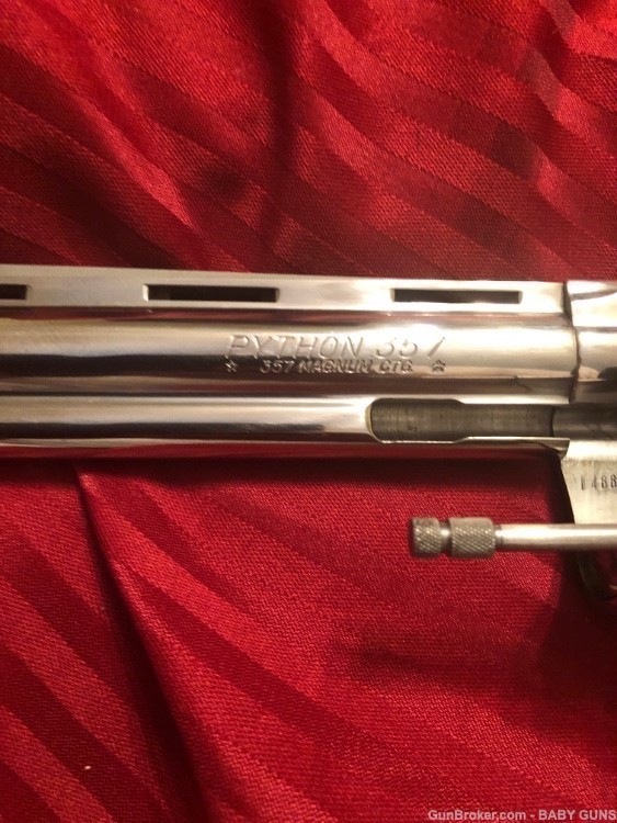 COLT PYTHON 6" IN 357 MAGNUM B STS BORN IN 1986-img-13